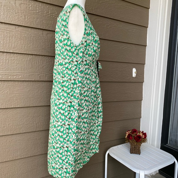 Anthropologie Moulinette Soeurs silk dress tulip floral print women’s size 6 - Picture 12 of 16